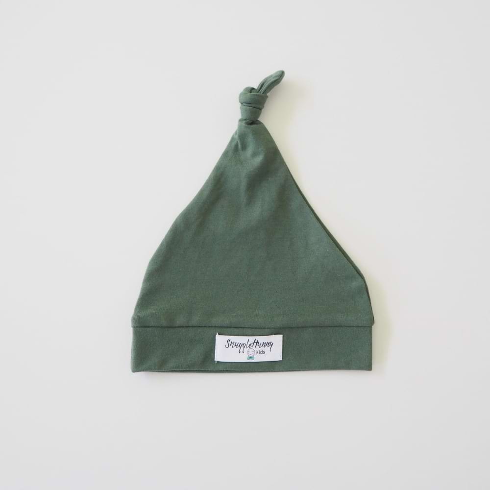 Olive Knotted Beanie