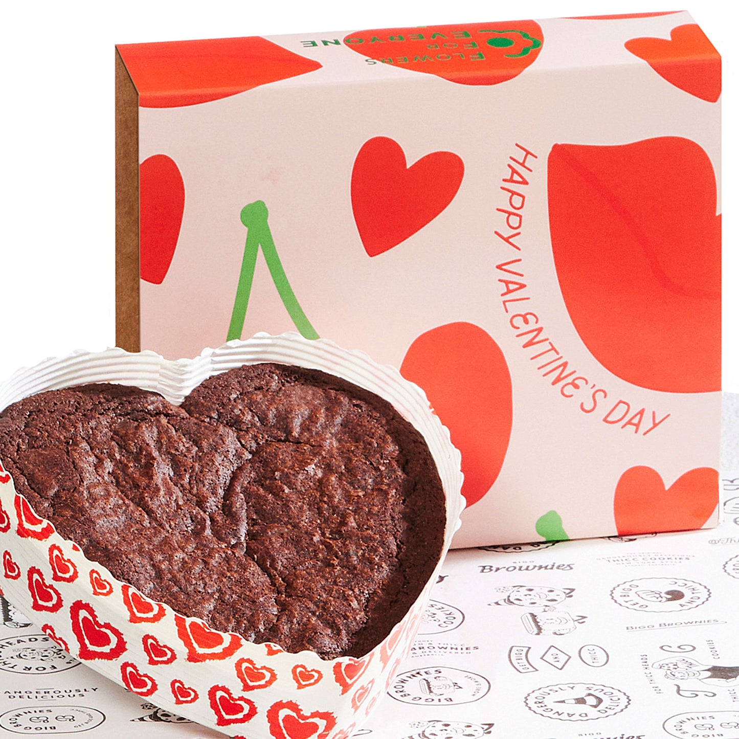 Choc Heart Brownie