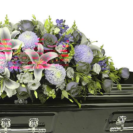 Gorgeous Pink Casket Flowers