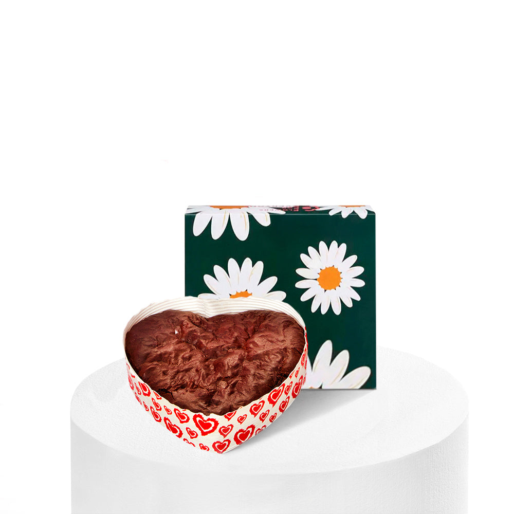 Daisy Choc Heart Brownie