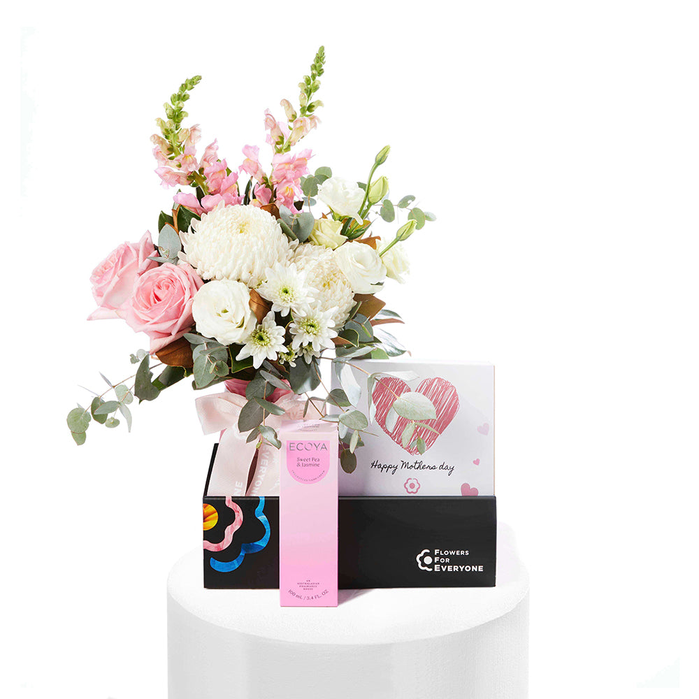 Mothers Day Sweet Pink Vase Combo