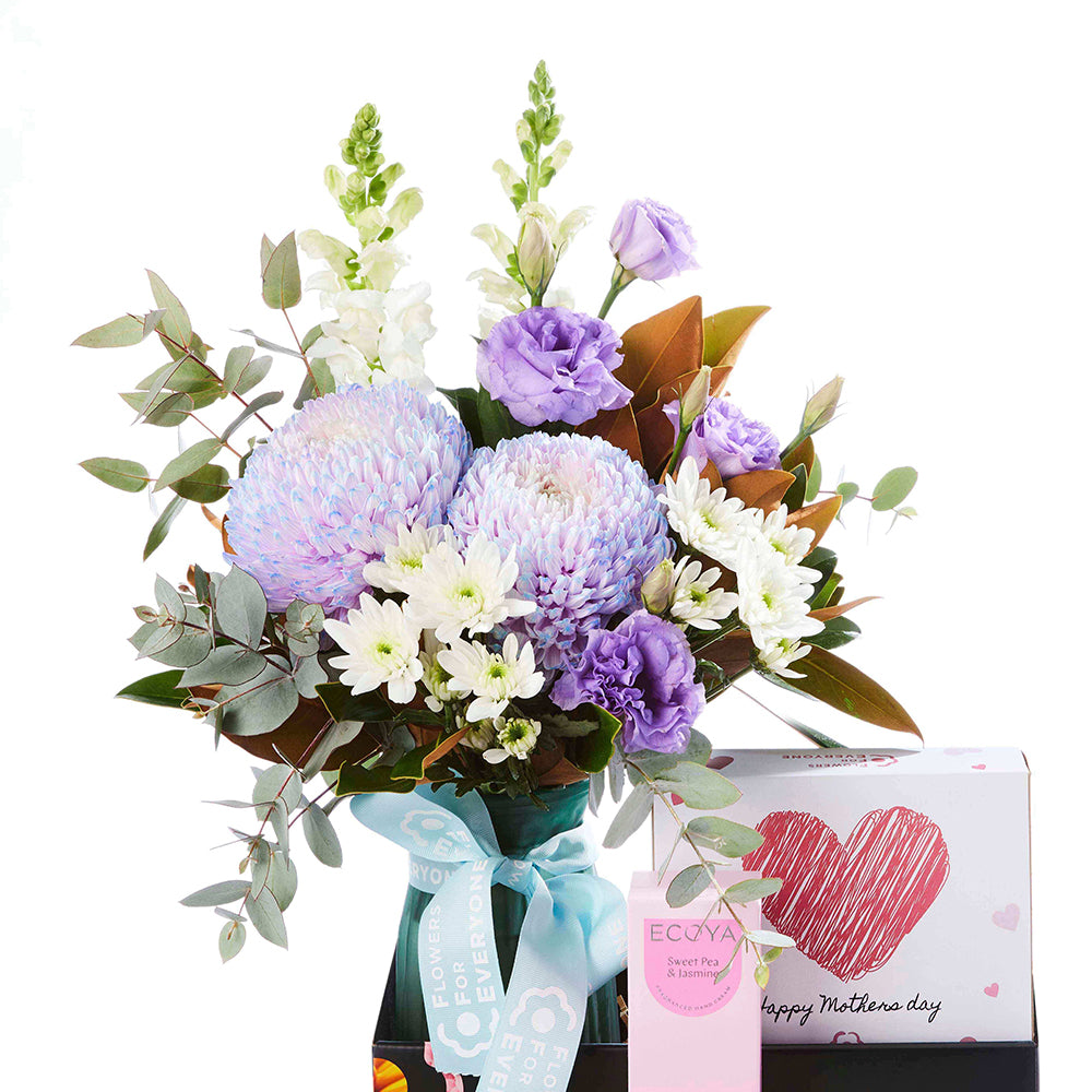 Mother's Day Violet Vase Combo