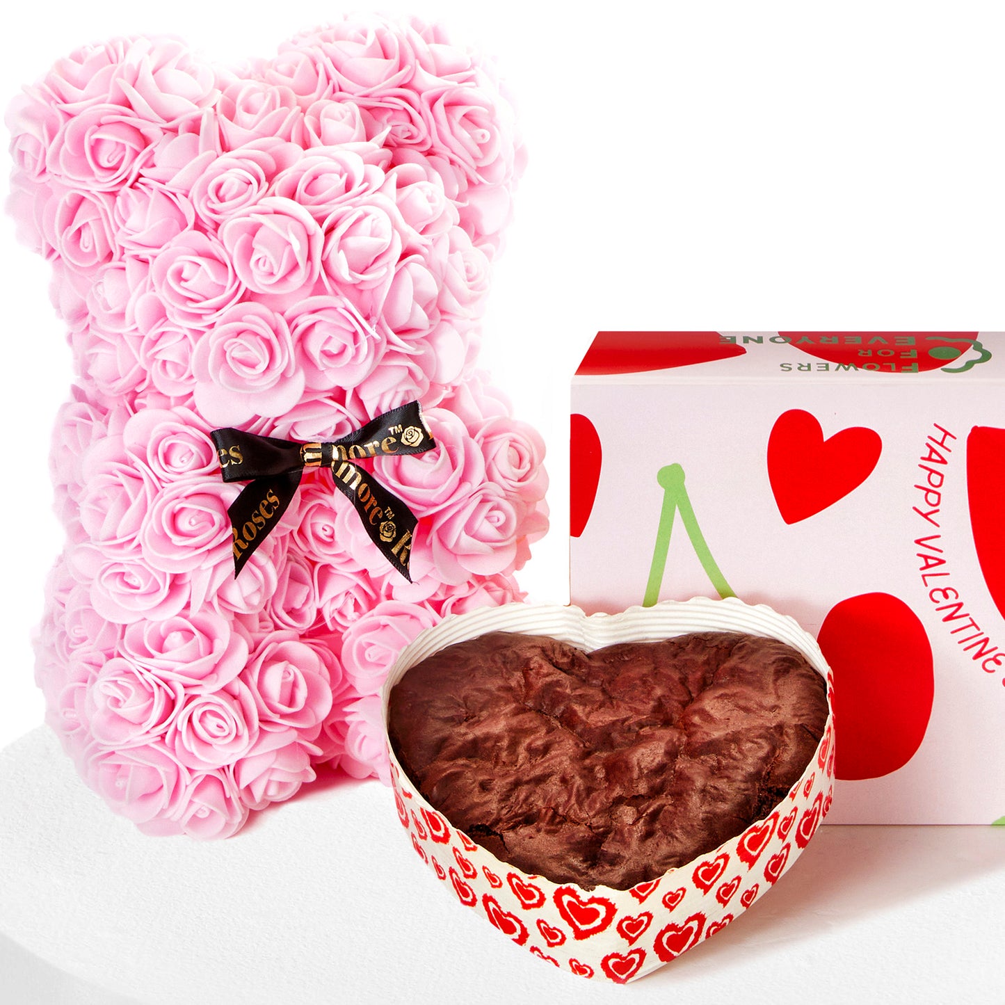 Small Pink Bear with Brownie