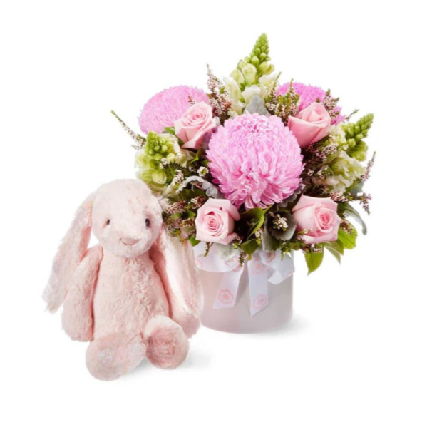 Pink Wish with Jellycat Bunny