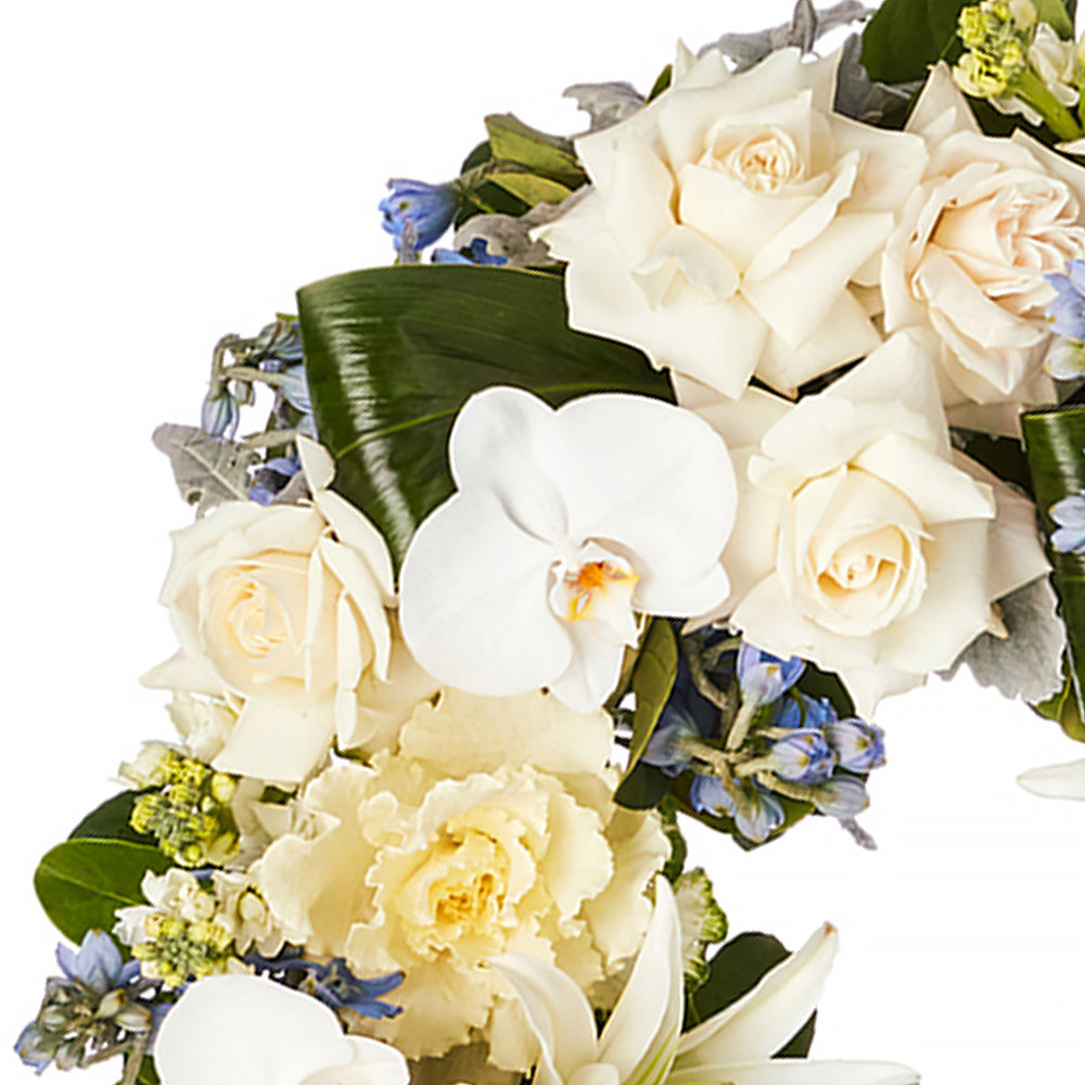 Peaceful White Wreath