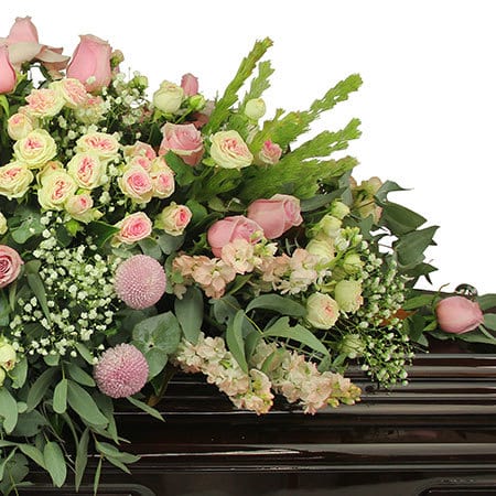 Ethereal Pink Casket Flowers