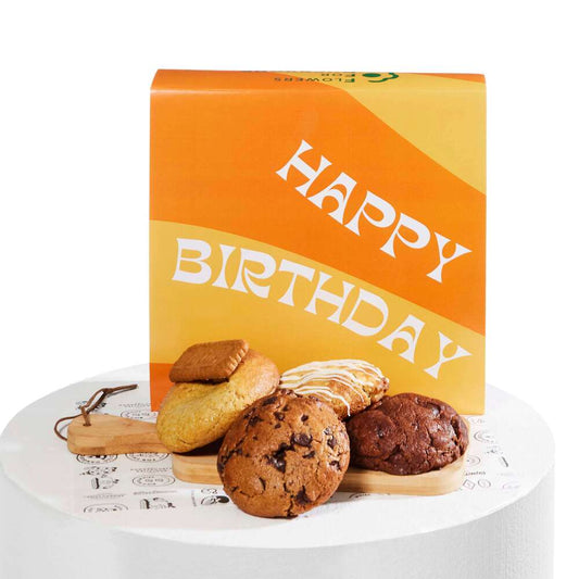 Birthday 4 Piece Cookie Box