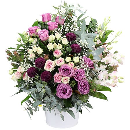 Elegant Pink Chapel Arrangement