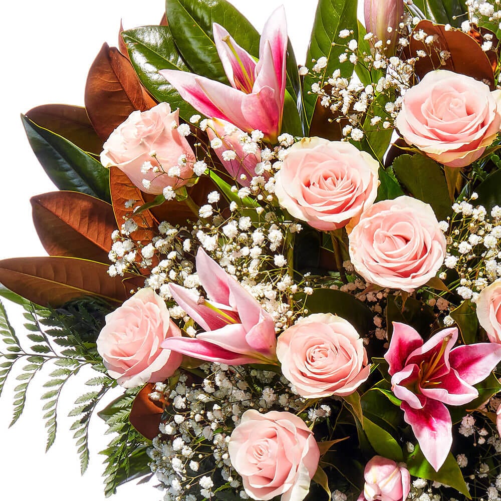 Perfumed Lily and Rose Vase