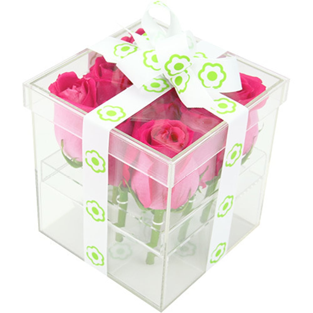 Scented pink rose box