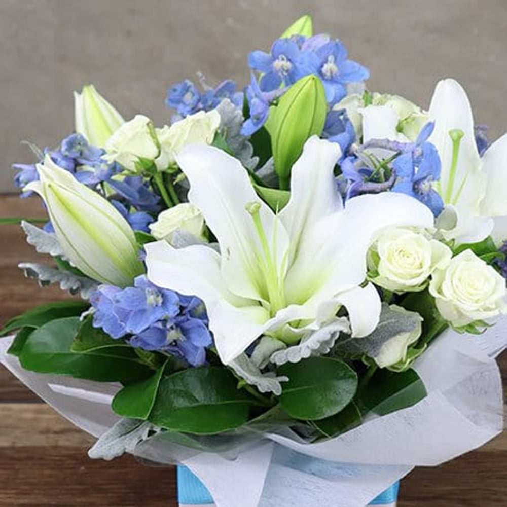 Sky Blue Flower Box