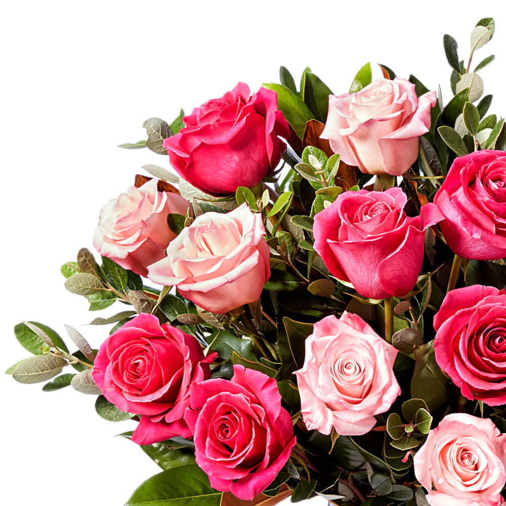 Pretty In Pink Rose Vase