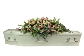 Ethereal Pink Casket Flowers
