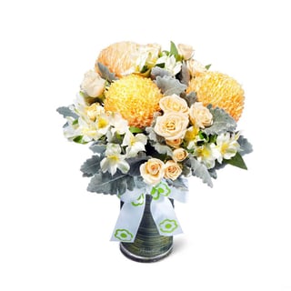 Orange Gelati Flower Vase