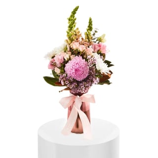 Pink Lady Flower Vase