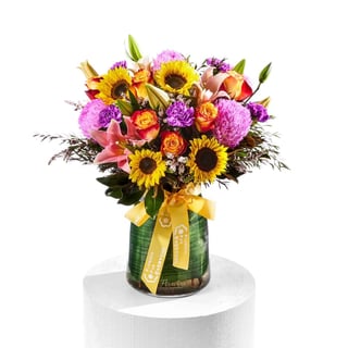 Sunny and Bright Flower Vase
