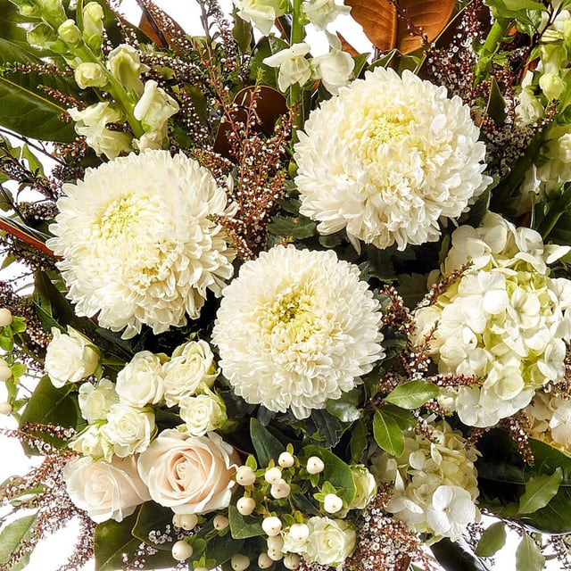 Timeless White Flower Bouquet