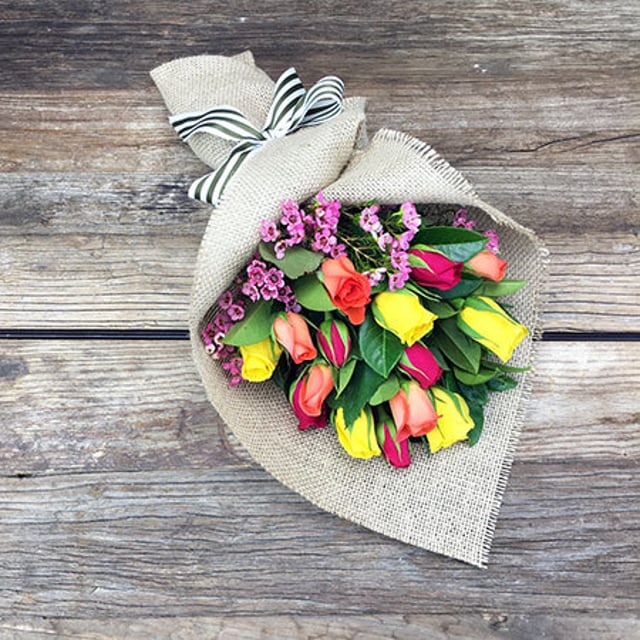 Mixed Rose Posy Melbourne