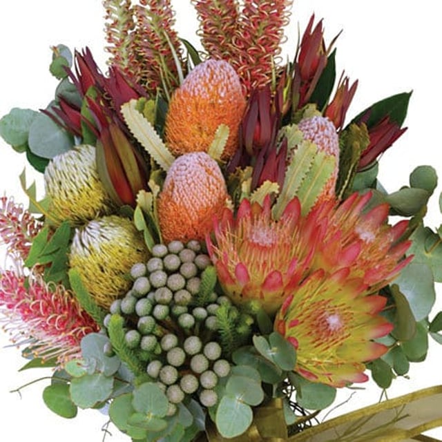Beautiful Native Floral Sheaf of flowers for funerals in Sydney