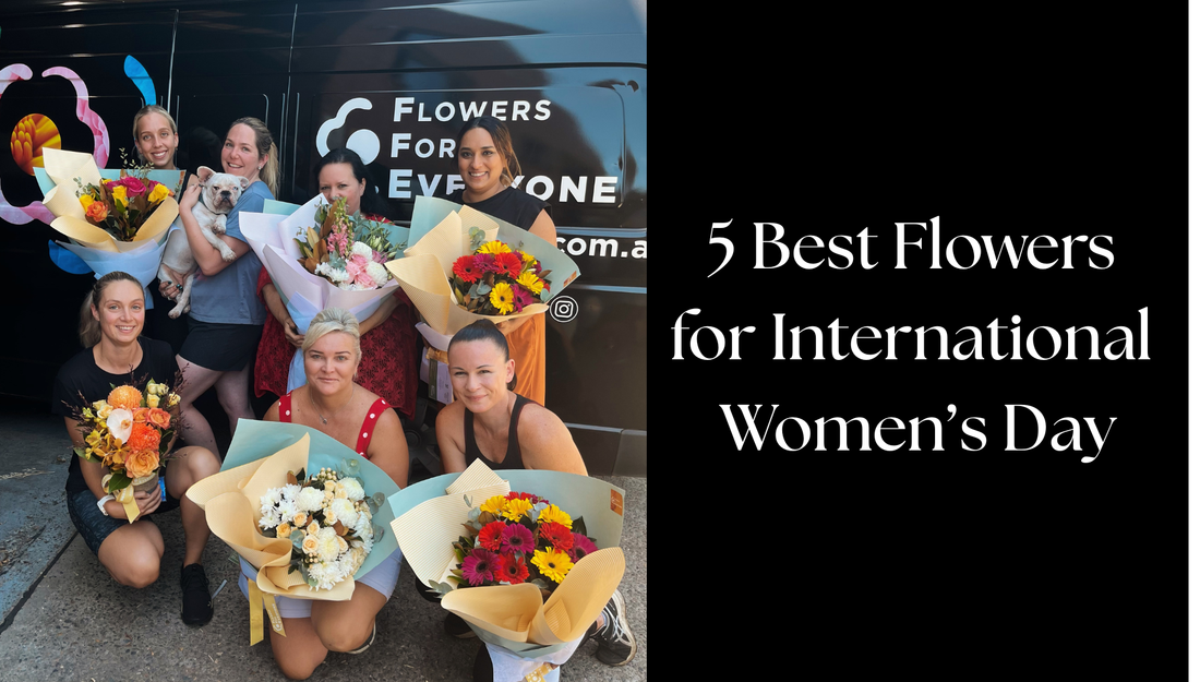 5 Best Flowers for International Women’s Day and What They Mean