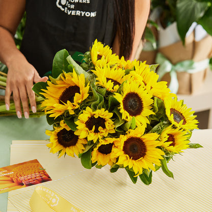 Beautiful Dozen Sunflower Bouquet