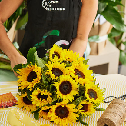 Beautiful Dozen Sunflower Bouquet