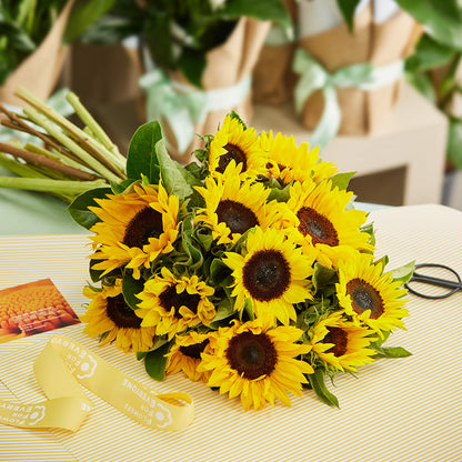 Beautiful Dozen Sunflower Bouquet