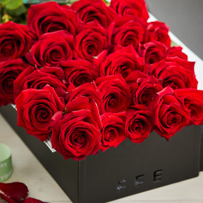 24 Red Rose Box