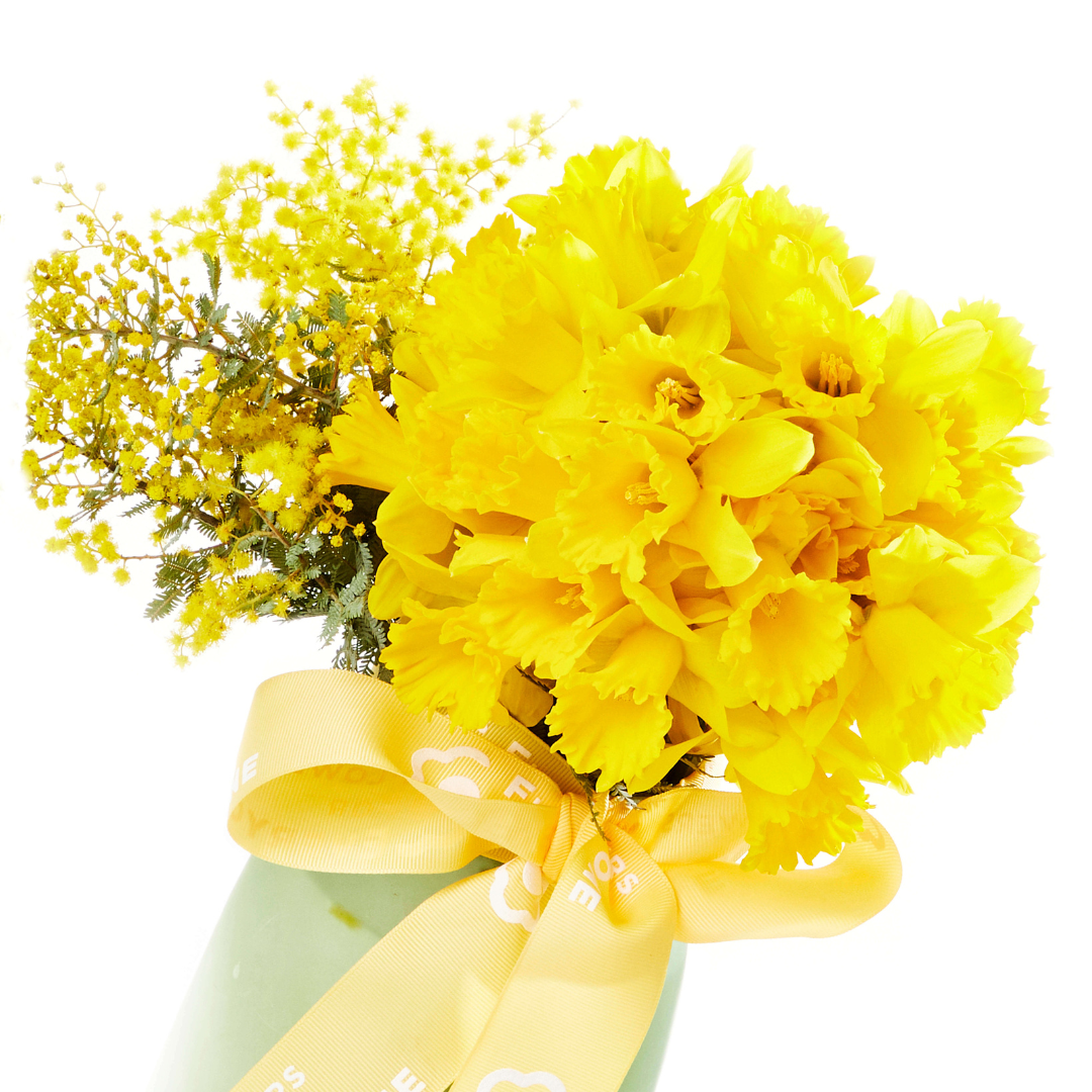 Sweet Daffodil Vase