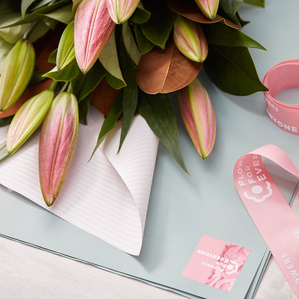 Perfumed Pink Oriental Lilies