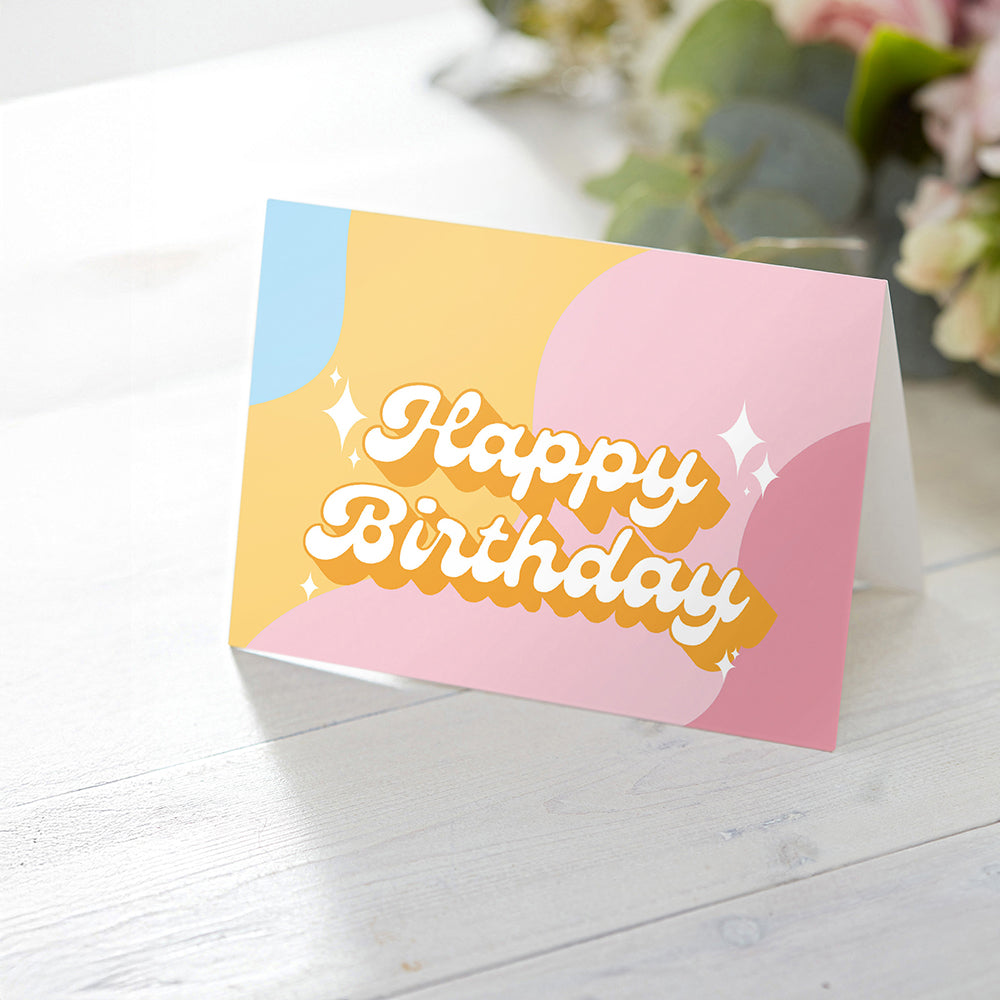 Bright Happy Birthday Card