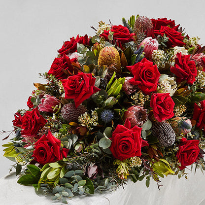 RUSTIC ROSE CASKET