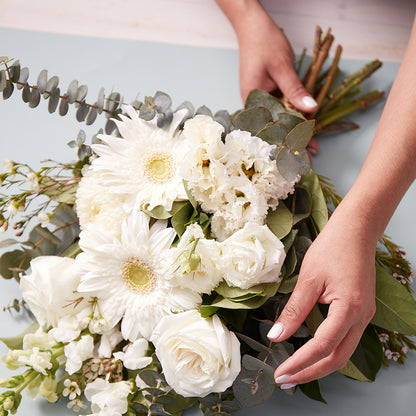 Soft White Bloom Bouquet