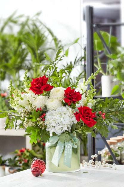 Christmas Celebration Vase