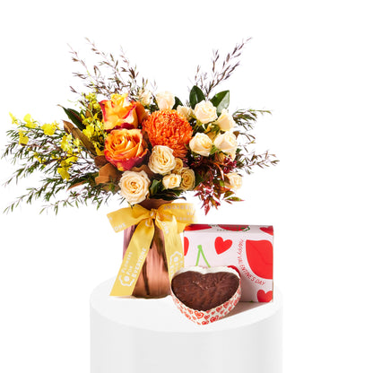 Golden Glow & Brownie