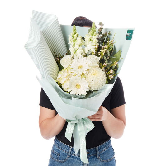 Soft White Bloom Bouquet