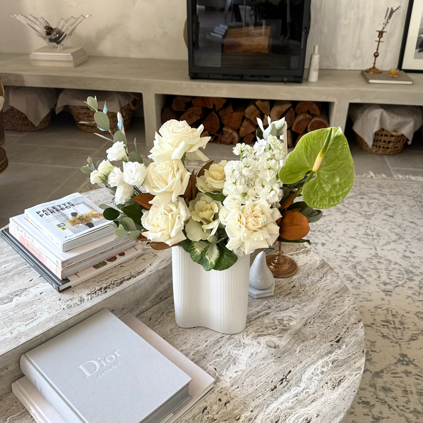 Peace & Petals Flower Vase