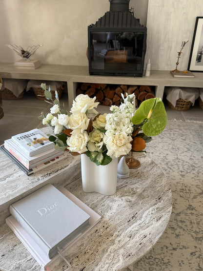 Peace & Petals Flower Vase