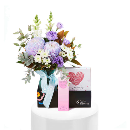 Mother's Day Violet Vase Combo