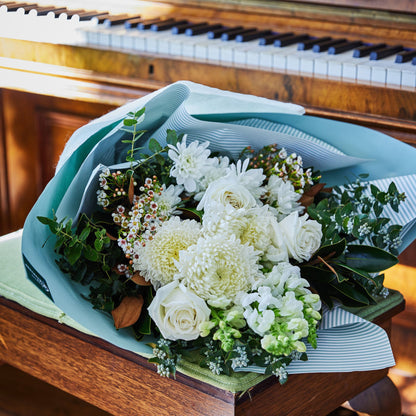 Soft White Bloom Bouquet