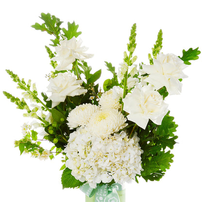 White Christmas Elegance Vase