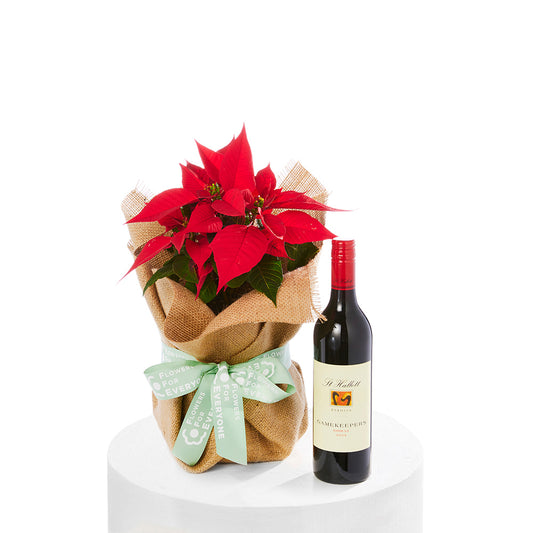 Holiday Poinsettia & Shiraz Duo
