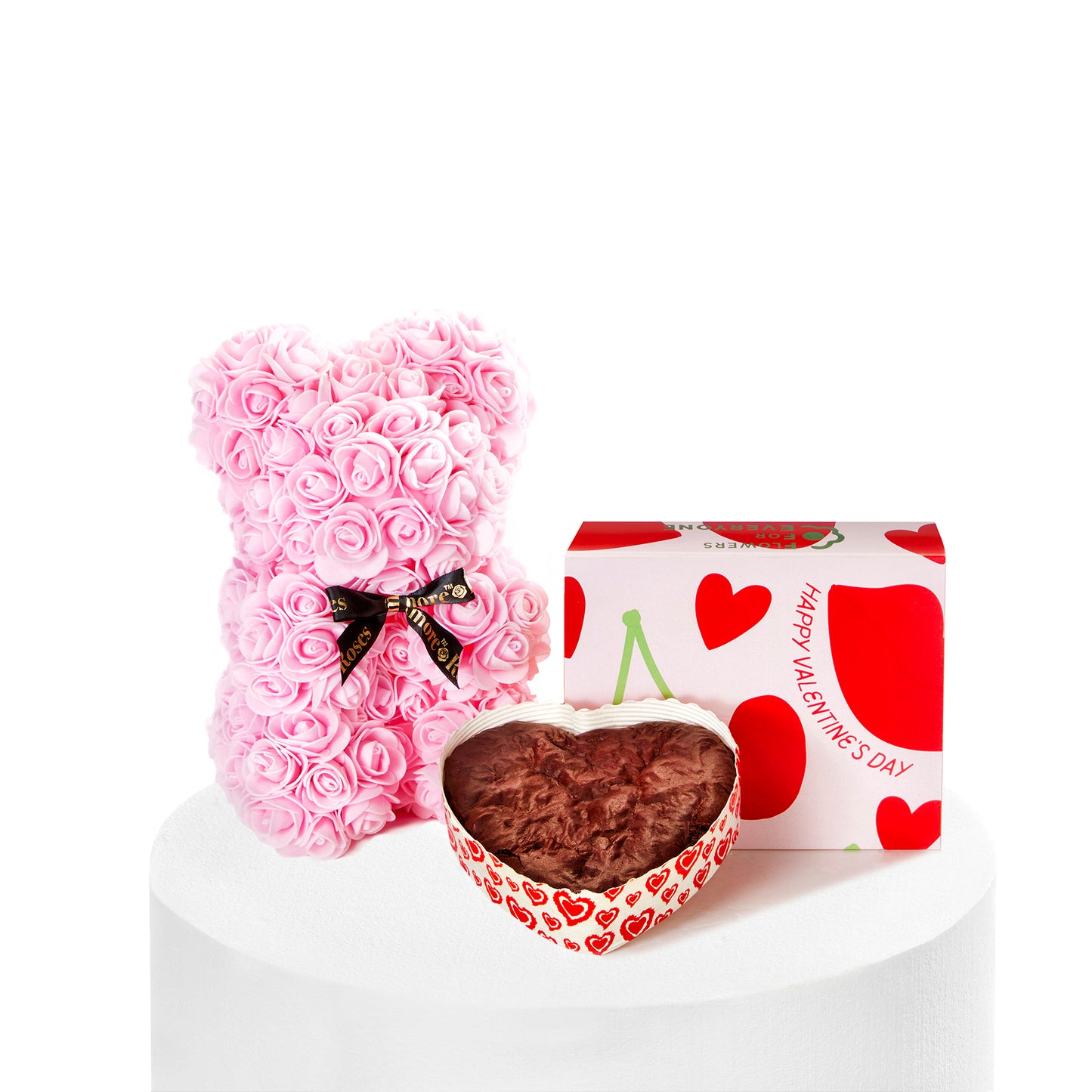 Small Pink Bear with Brownie