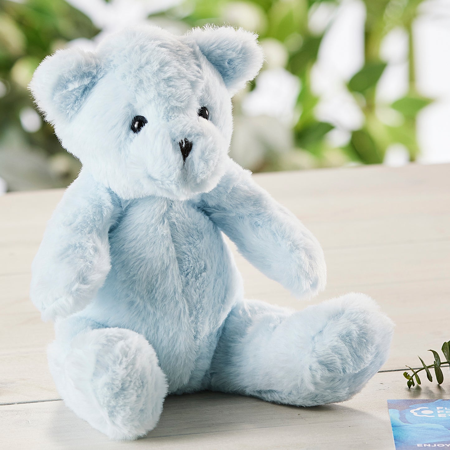 Soft Blue Teddy Bear