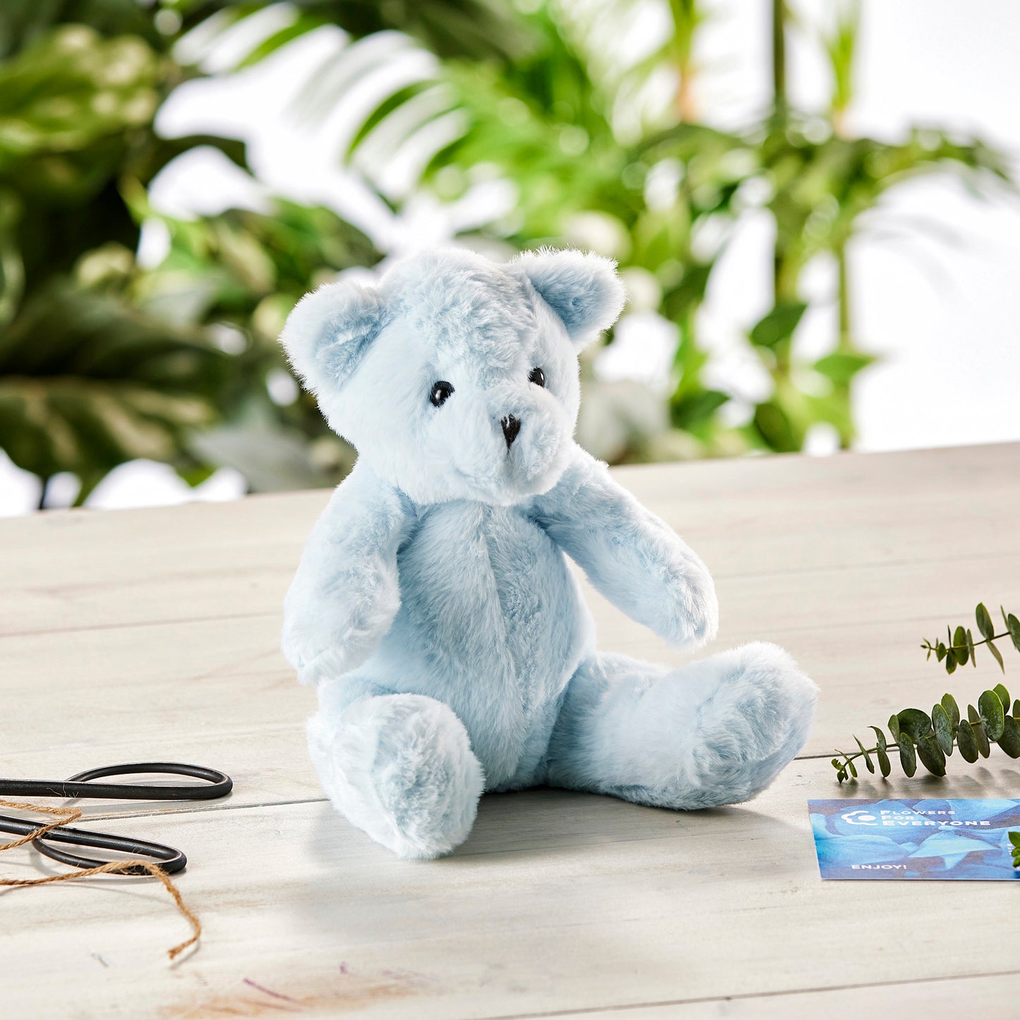 Soft Blue Teddy Bear