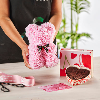 Small Pink Bear with Brownie