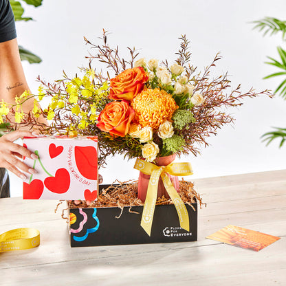 Golden Glow & Brownie