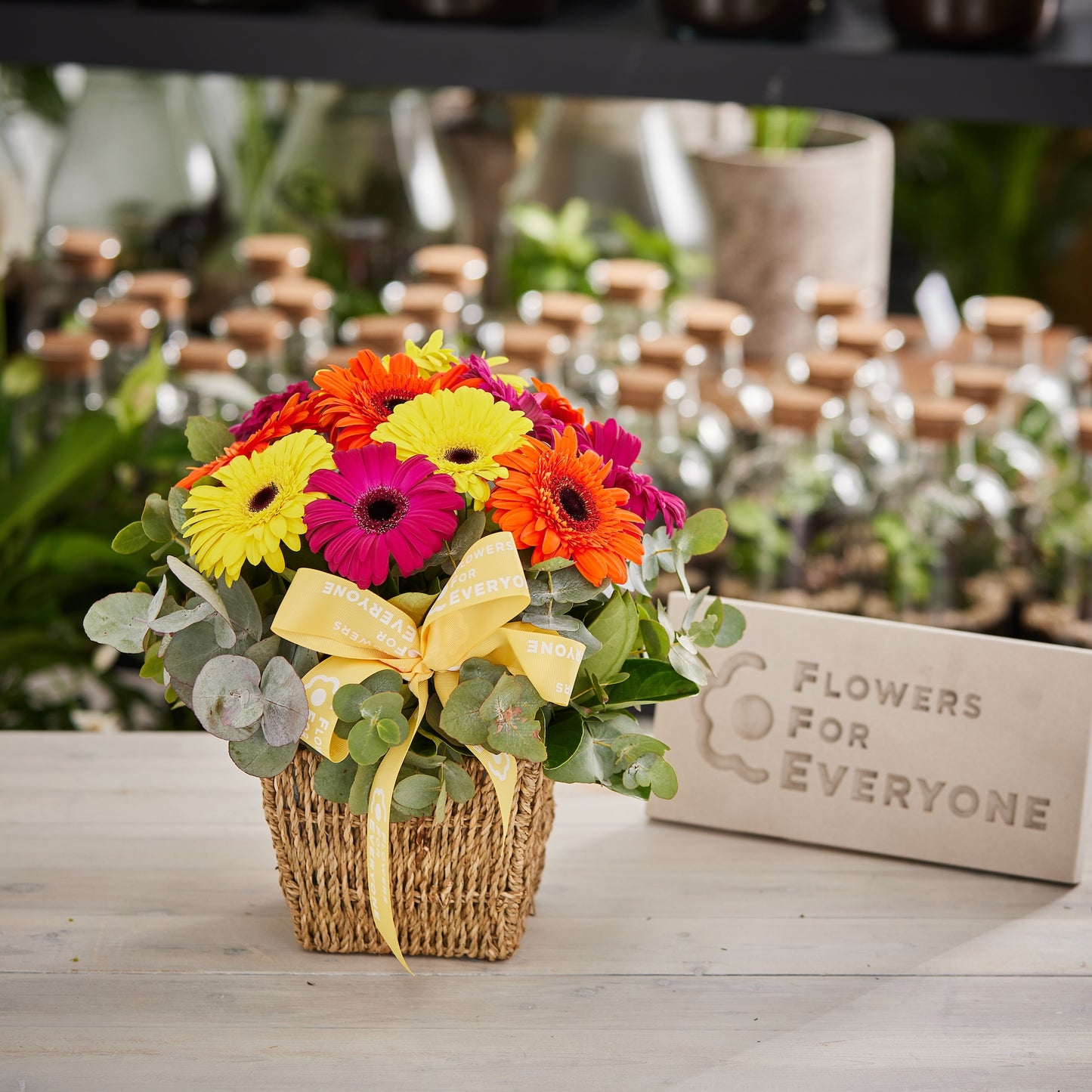 Fresh Gerbera Basket