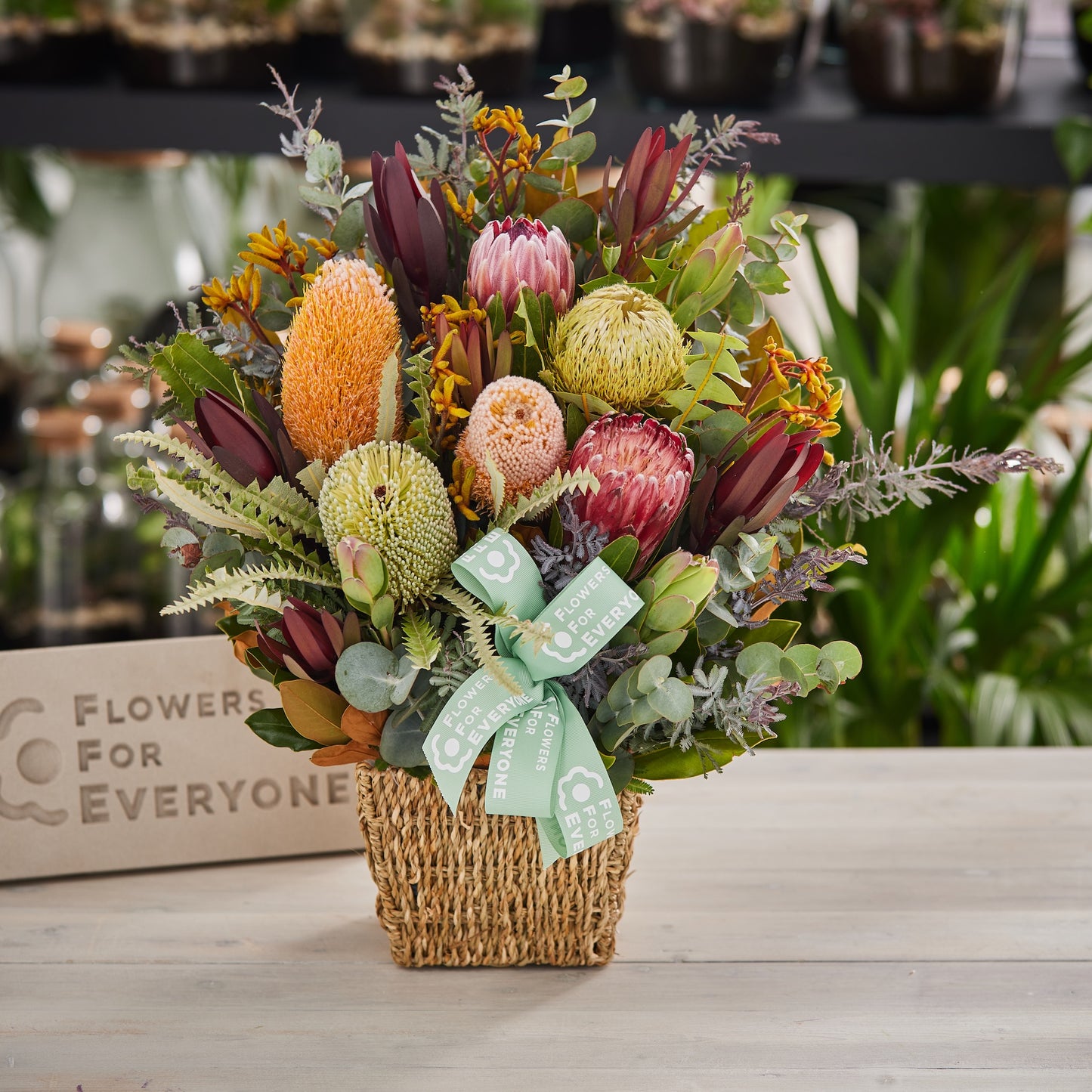 Australiana Flower Basket