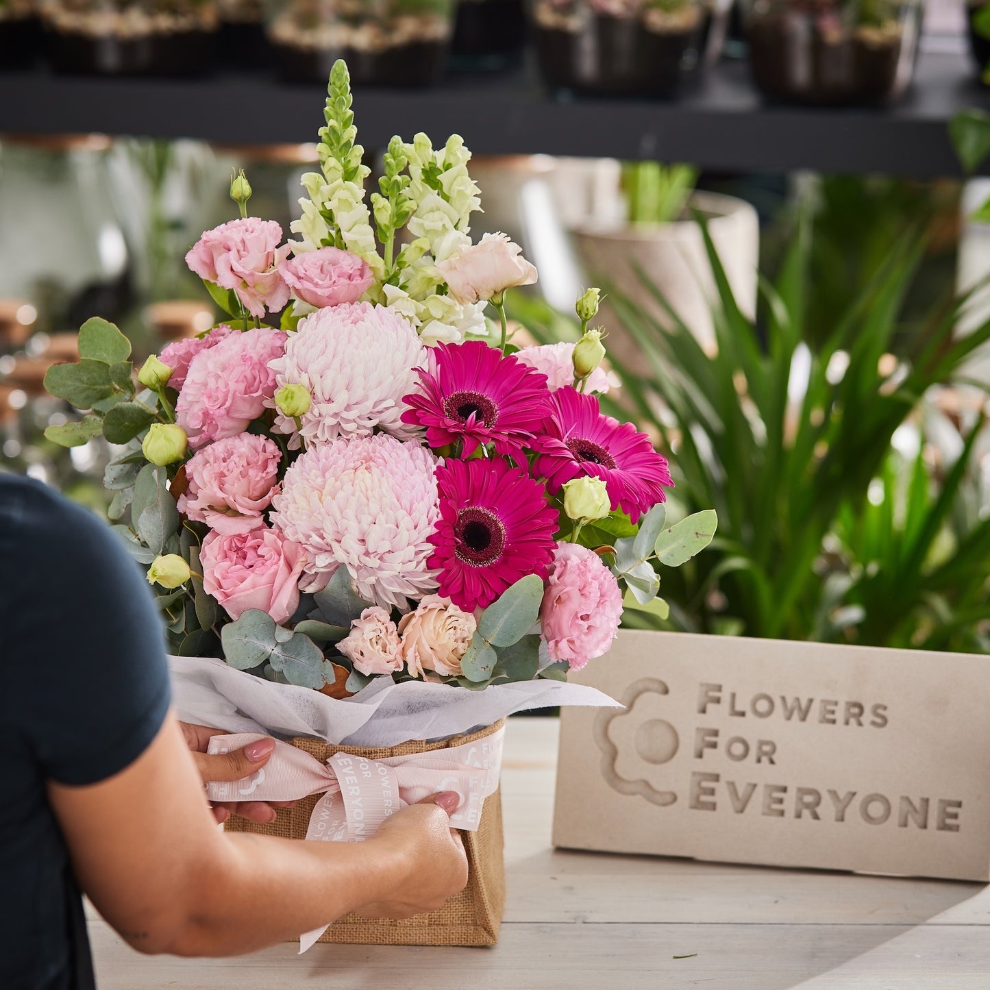 Sweet & Sustainable Flower Basket